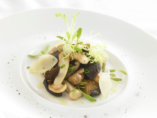 Blog Sparkling wineWarm mushroom salad